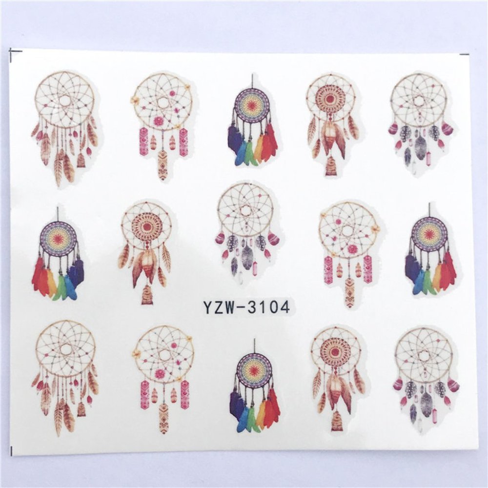 3/$15 Fingernail Art Nail Decals Waterslide Transfer Stickers - Picture 3 of 3